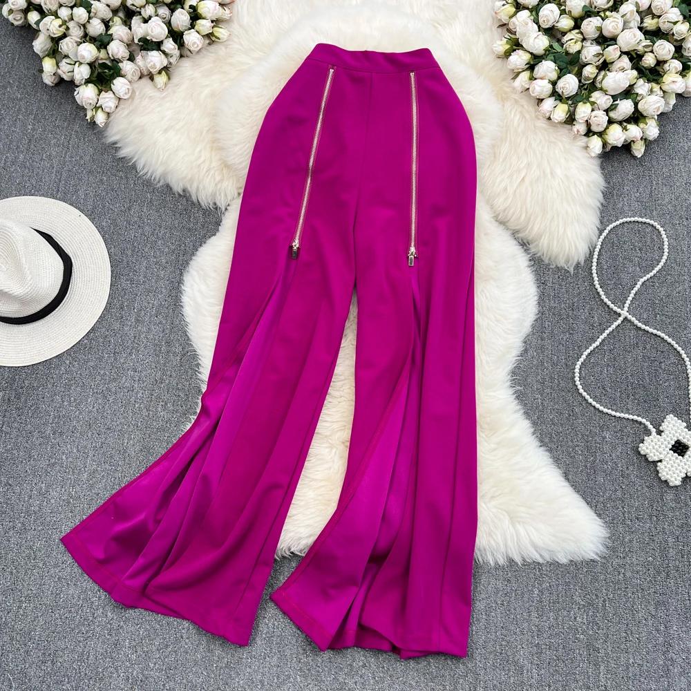 SuperAen Wide-leg Pants Women's 2022 Summer High Waist Loose Straight Wide-leg Pants Casual Zipper Split Pants
SuperAen Wide-leg Pants Women's 2022 Summer High Waist Loose Straight Wide-leg Pants Casual Zipper Split Pants