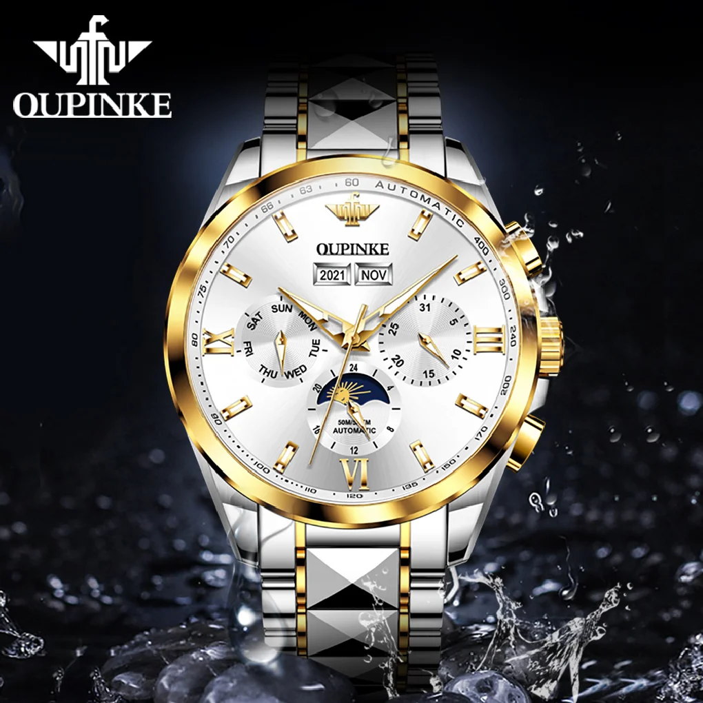 OUPINKE Luxury Wrist Watches for Men Automatic Mechanical Waterproof Sapphire GlassTop Brand Fashion Watch relogio masculino
OUPINKE Luxury Wrist Watches for Men Automatic Mechanical Waterproof Sapphire GlassTop Brand Fashion Watch relogio masculino