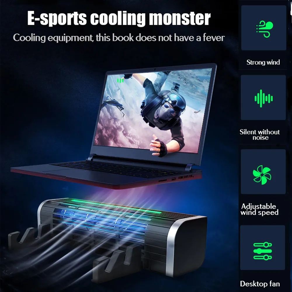 OIMASTER Notebook Cooler Portable Laptop Cooling Base Multipurpose Tablet Phone Cooling Pad USB Laptop Cooler
OIMASTER Notebook Cooler Portable Laptop Cooling Base Multipurpose Tablet Phone Cooling Pad USB Laptop Cooler