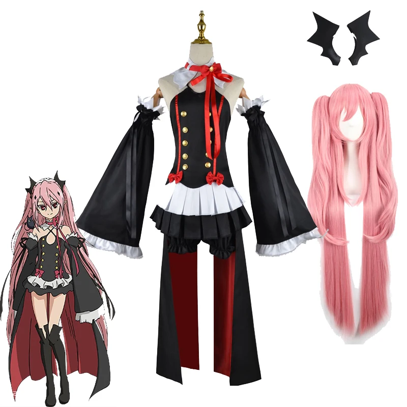 Seraph of the End Costume Krul Tepes Cosplay Dress and Clothing Accessories Vampire Queen Wig Halloween Carnival Costumes
Seraph of the End Costume Krul Tepes Cosplay Dress and Clothing Accessories Vampire Queen Wig Halloween Carnival Costumes