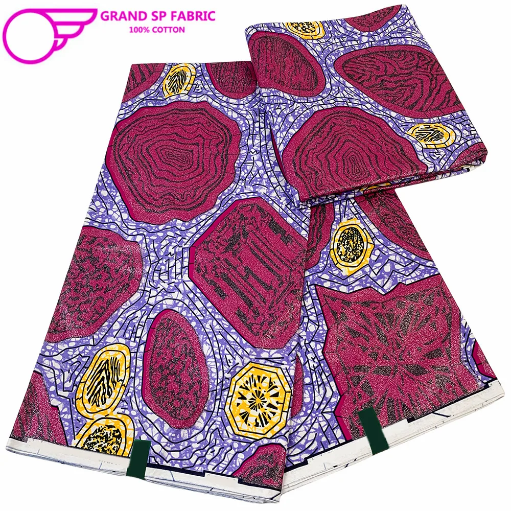 Grand Super Fabric 100% Cotton African Wax Fabric High Quality Wax Ankara Print Fabric For Sewing 6yards Women Dress Fabric VL13
Grand Super Fabric 100% Cotton African Wax Fabric High Quality Wax Ankara Print Fabric For Sewing 6yards Women Dress Fabric VL13