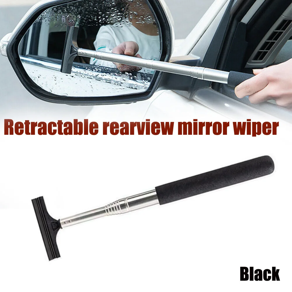1pc Retractable Car Rearview Mirror Wiper Quickly Wipe Water Mist For Auto Windscreen Glasses Windows Cleaning Brushes Black
1pc Retractable Car Rearview Mirror Wiper Quickly Wipe Water Mist For Auto Windscreen Glasses Windows Cleaning Brushes Black