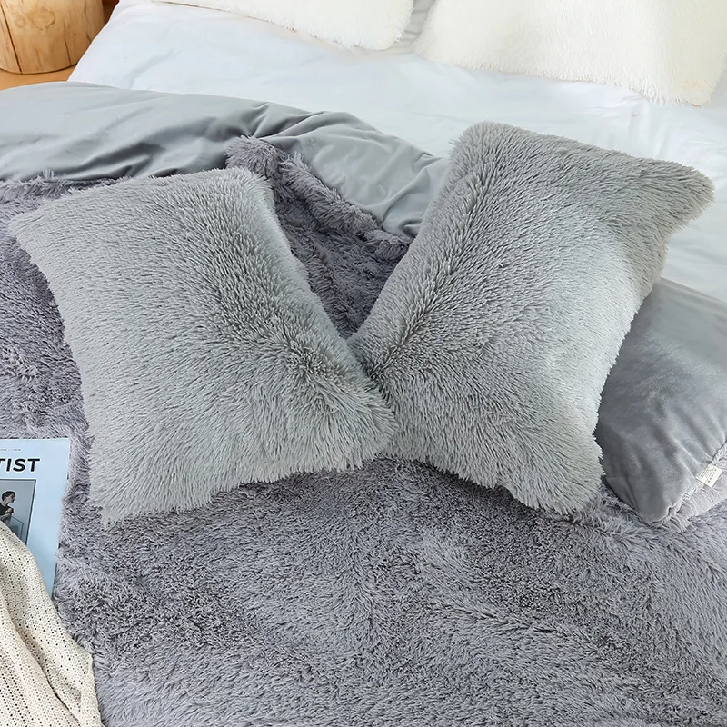Soft Pillow Case Plush Furry Cover Throw Pillow Case Bedding Pillow Cover Home bedroom Decor 15 Colors 50*70cm pillowcase
Soft Pillow Case Plush Furry Cover Throw Pillow Case Bedding Pillow Cover Home bedroom Decor 15 Colors 50*70cm pillowcase
