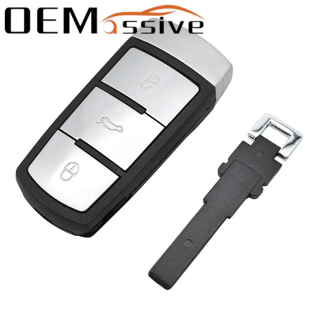 3 Buttons Car Smart Remote Key Keyless Shell For VolksWagen VW Passat B6 3C B7 Magotan CC 2005-2015 Replacement Repair Kit
3 Buttons Car Smart Remote Key Keyless Shell For VolksWagen VW Passat B6 3C B7 Magotan CC 2005-2015 Replacement Repair Kit