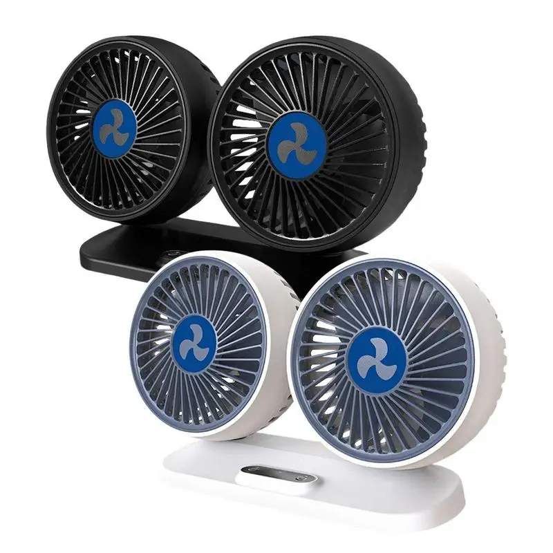 Dual Head Car Fan 12V/24V Vehicle Fan For SUVs USB Fan For Car 3 Speeds Car Cooling Fan Rotatable Vehicle Fan For Auto RV SUV
Dual Head Car Fan 12V/24V Vehicle Fan For SUVs USB Fan For Car 3 Speeds Car Cooling Fan Rotatable Vehicle Fan For Auto RV SUV