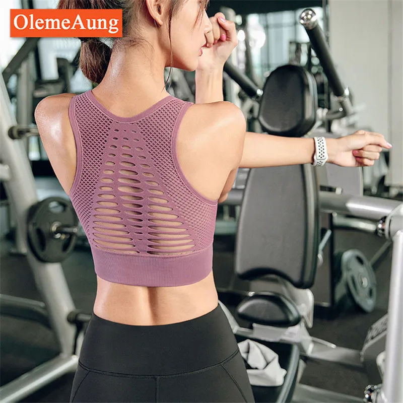 Mesh Breathable Sports Underwear Tank Tops Women's Fast Drying Yoga Vest Shockproof Yoga Running Fitness Bra
Mesh Breathable Sports Underwear Tank Tops Women's Fast Drying Yoga Vest Shockproof Yoga Running Fitness Bra