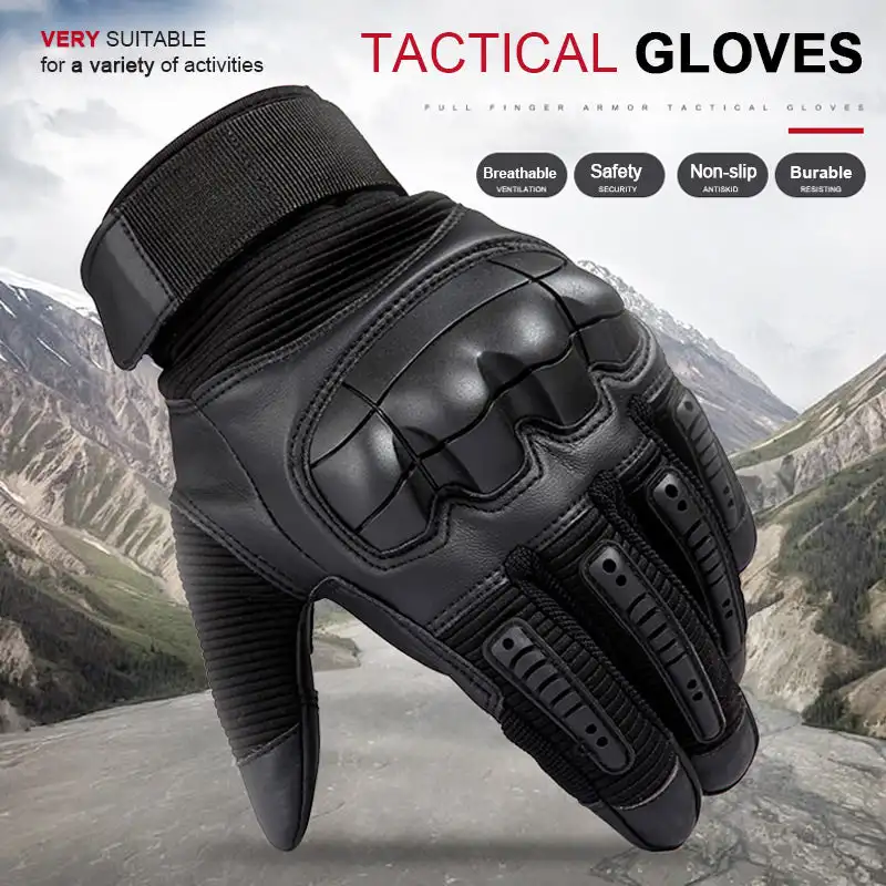 Full Finger Tactical Army Gloves Military Paintball Shooting Airsoft PU Leather Touch Screen Rubber Protective Gear Women Men 
Full Finger Tactical Army Gloves Military Paintball Shooting Airsoft PU Leather Touch Screen Rubber Protective Gear Women Men