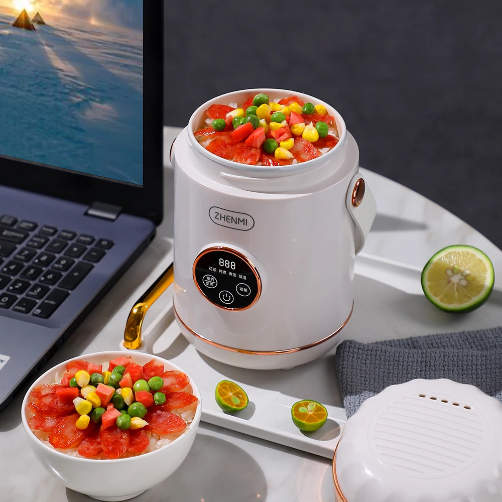 ZHENMI 0.6L Mini Electric Rice Cooker Non Stick Inner Soup Scented Tea Keep Warm 220V
ZHENMI 0.6L Mini Electric Rice Cooker Non Stick Inner Soup Scented Tea Keep Warm 220V