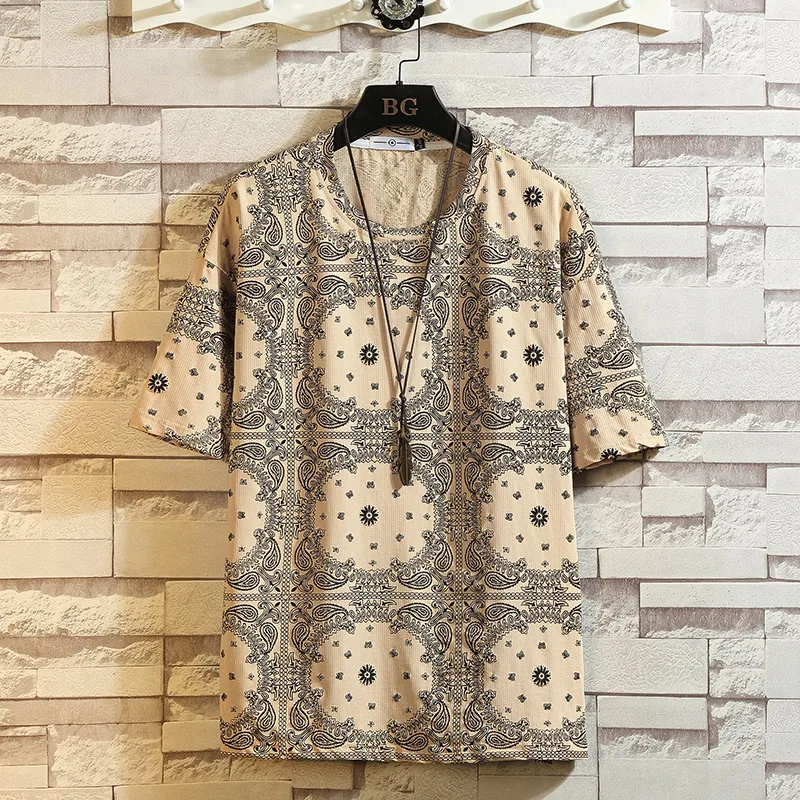Men's Print Shirt Outdoor Short Sleeve T-shirt Summer Loose Top 5XL Pattern Men T-Shirt Breathable Spring and Summer Tees
Men's Print Shirt Outdoor Short Sleeve T-shirt Summer Loose Top 5XL Pattern Men T-Shirt Breathable Spring and Summer Tees