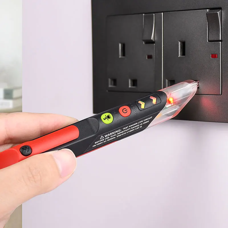 AN19 Non-Contact Voltage Detector Voltage Indicator Tester Pen Smart Breakpoint Finder Live Wire Check Electrical Tools
AN19 Non-Contact Voltage Detector Voltage Indicator Tester Pen Smart Breakpoint Finder Live Wire Check Electrical Tools