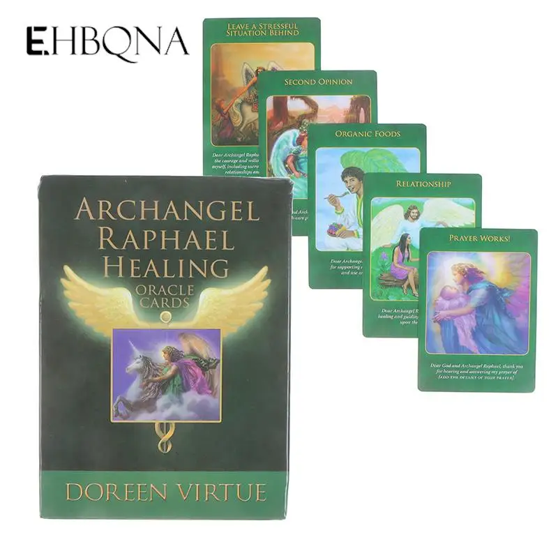 44 Pieces New Archangel Raphael Healing Oracle Card English Version 44 Cards Tarots Board Game Fortune Test Party Board Game
44 Pieces New Archangel Raphael Healing Oracle Card English Version 44 Cards Tarots Board Game Fortune Test Party Board Game