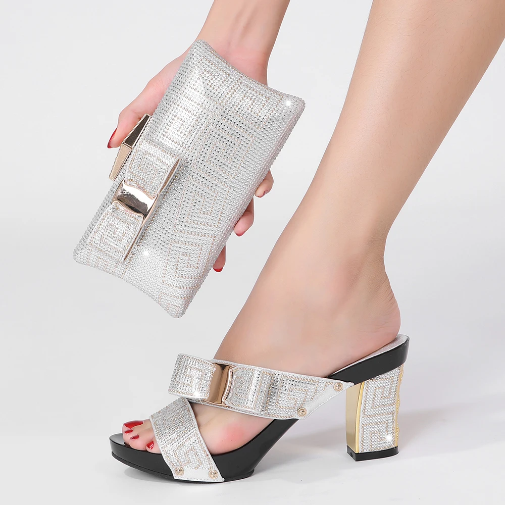 Africa Nigeria 2022 Summer Hot Sale Newest Design Ladies Sexy Party Wedding Fashion Slipper Bag Set
Africa Nigeria 2022 Summer Hot Sale Newest Design Ladies Sexy Party Wedding Fashion Slipper Bag Set