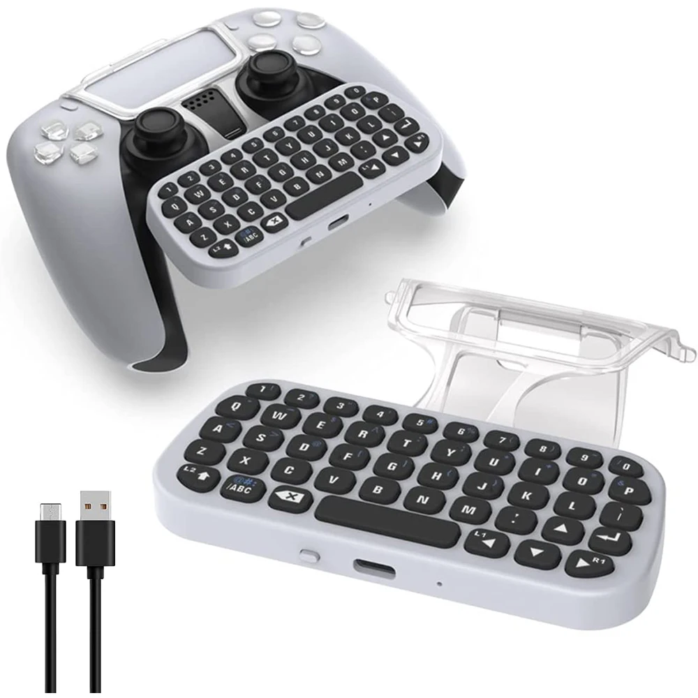 Bluetooth Wireless Gamepad Keyboard For PS5 Gamepad Keyboard 3.0 Controller Chat Keyboard Mini Portable Gaming Accessories
Bluetooth Wireless Gamepad Keyboard For PS5 Gamepad Keyboard 3.0 Controller Chat Keyboard Mini Portable Gaming Accessories