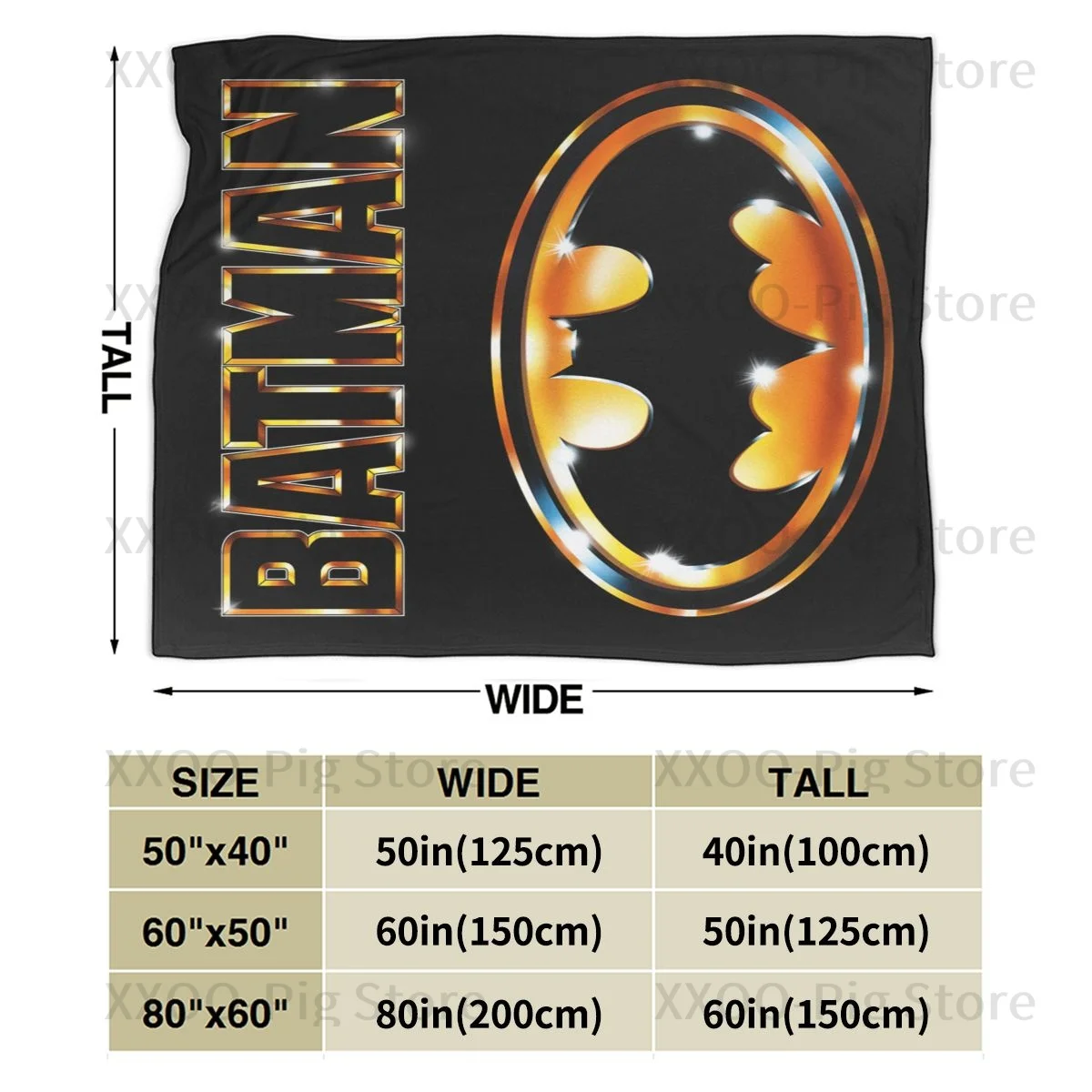 Superhero Batmans Throw Blanket Fuzzy Warm Throws for Winter Bedding 3D Printing Soft Micro Fleece Blanket -YU05
Superhero Batmans Throw Blanket Fuzzy Warm Throws for Winter Bedding 3D Printing Soft Micro Fleece Blanket -YU05