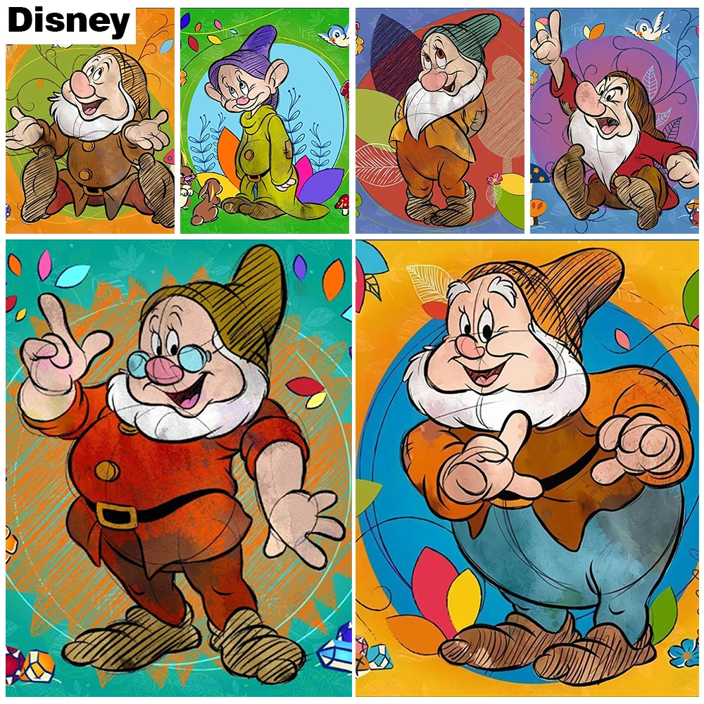 Disney 5D DIY Diamond Painting Seven Dwarfs Series Rhinestone Inlaid Cartoon Embroidery Mosaic Handmade Home Decoration Painting
Disney 5D DIY Diamond Painting Seven Dwarfs Series Rhinestone Inlaid Cartoon Embroidery Mosaic Handmade Home Decoration Painting
