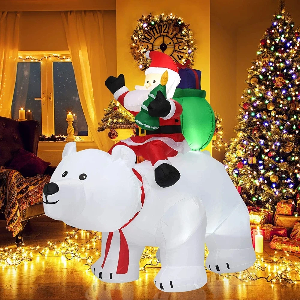 LED Inflatable Santa Claus Snowman Giant Christmas Decoration Outdoor Garden Inflatable Ornament Xmas Party New Year Decor Gift
LED Inflatable Santa Claus Snowman Giant Christmas Decoration Outdoor Garden Inflatable Ornament Xmas Party New Year Decor Gift