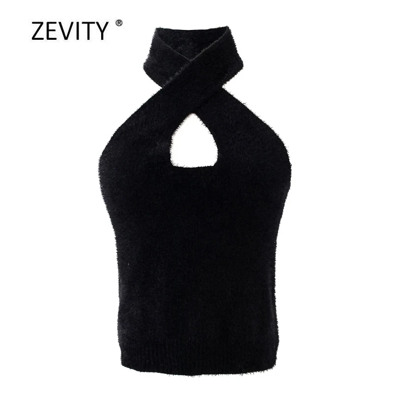 New new women cross strap hole black halter sweater ladies sexy backless knitted casual slim high street sweaters chic tops S331
New new women cross strap hole black halter sweater ladies sexy backless knitted casual slim high street sweaters chic tops S331