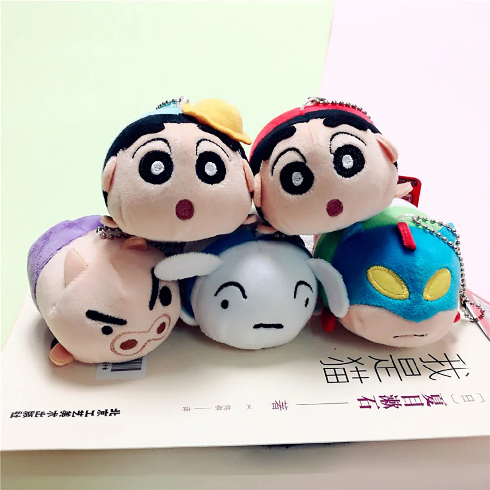 Anime Crayon Shin-chan Plush Keychains Kawaii Japanese Toy Cute Pendant Stuffed Animal Plushie Key Chain Toys Gifts For Children
Anime Crayon Shin-chan Plush Keychains Kawaii Japanese Toy Cute Pendant Stuffed Animal Plushie Key Chain Toys Gifts For Children
