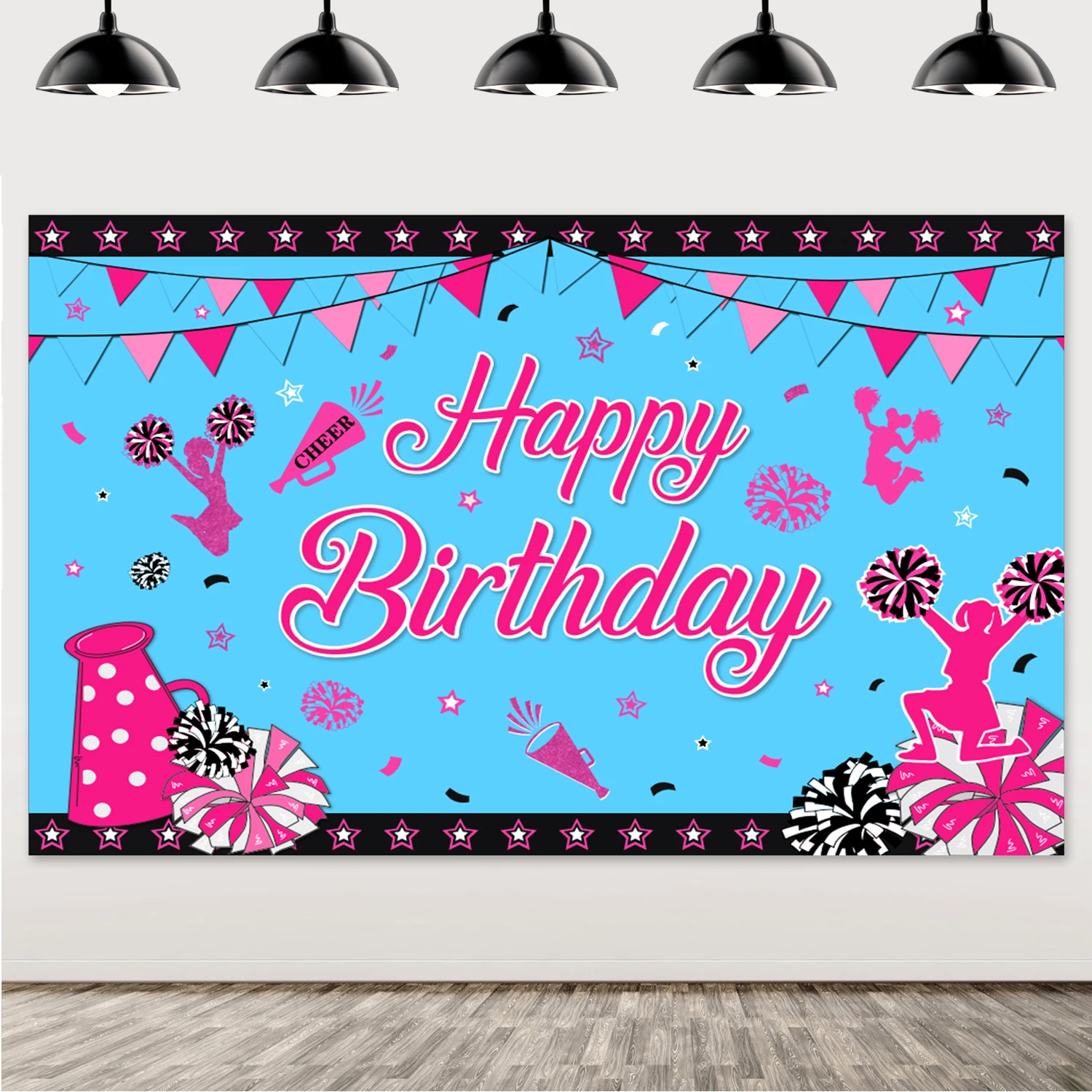 Cheerleading Party Background Decoration Gymnastics Birthday Backdrop Cheerleading Birthday Party Baby Shower Supplies for Girls
Cheerleading Party Background Decoration Gymnastics Birthday Backdrop Cheerleading Birthday Party Baby Shower Supplies for Girls