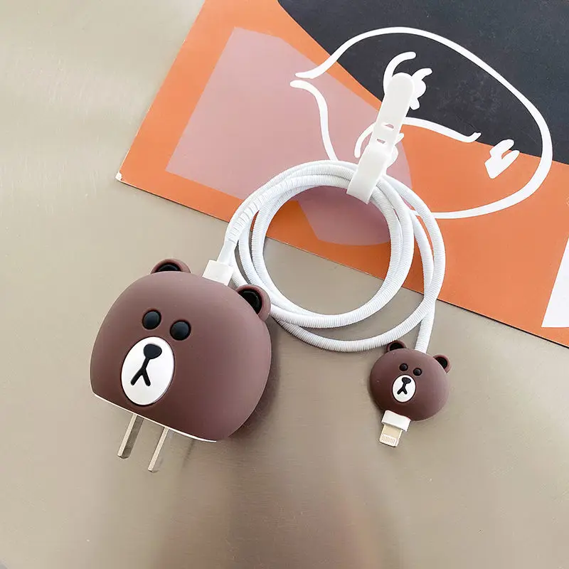 Милая коричневая защита кабеля Line Friends для iPhone 11Pro-13Promax iPad 18 Вт/20 Вт, органайзер для быстрой зарядки кабеля передачи данных
Милая коричневая защита кабеля Line Friends для iPhone 11Pro-13Promax iPad 18 Вт/20 Вт, органайзер для быстрой зарядки кабеля передачи данных