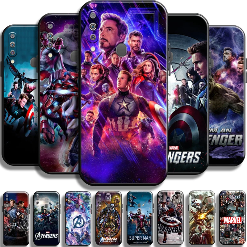 

Marvel Avengers Cover For Samsung Galaxy M30 M30S Phone Case Shockproof Funda Black Carcasa Shell TPU Cases Back Soft Coque