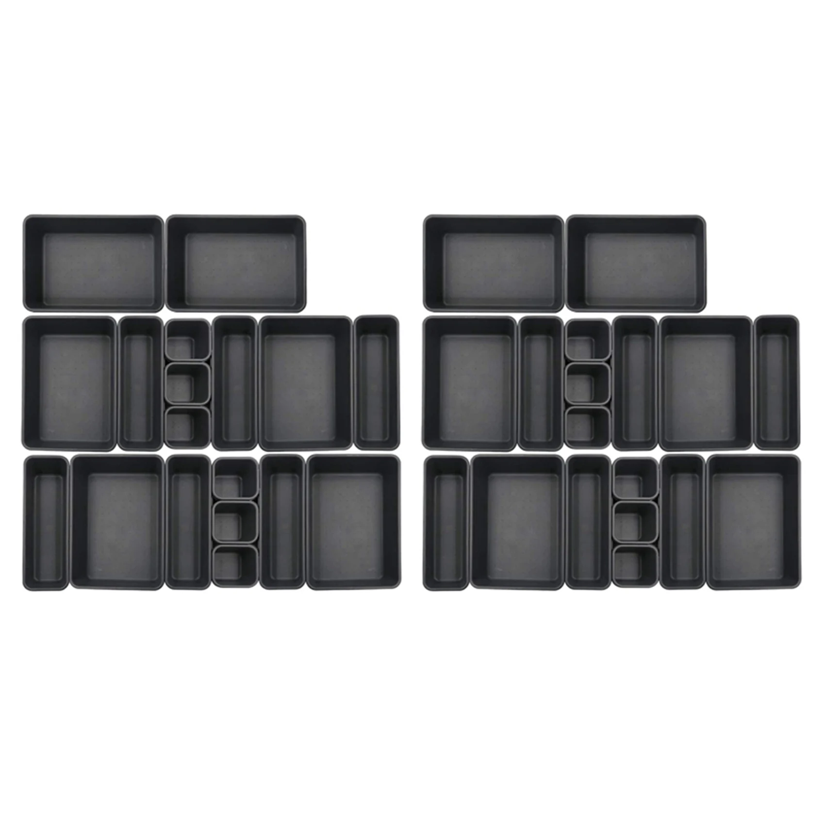 36 Pack Interlocking Drawer Organizer Tray Multi-Purpose Desk Drawer Tray Organizer for Kitchen Bathroom Bedroom
36 Pack Interlocking Drawer Organizer Tray Multi-Purpose Desk Drawer Tray Organizer for Kitchen Bathroom Bedroom