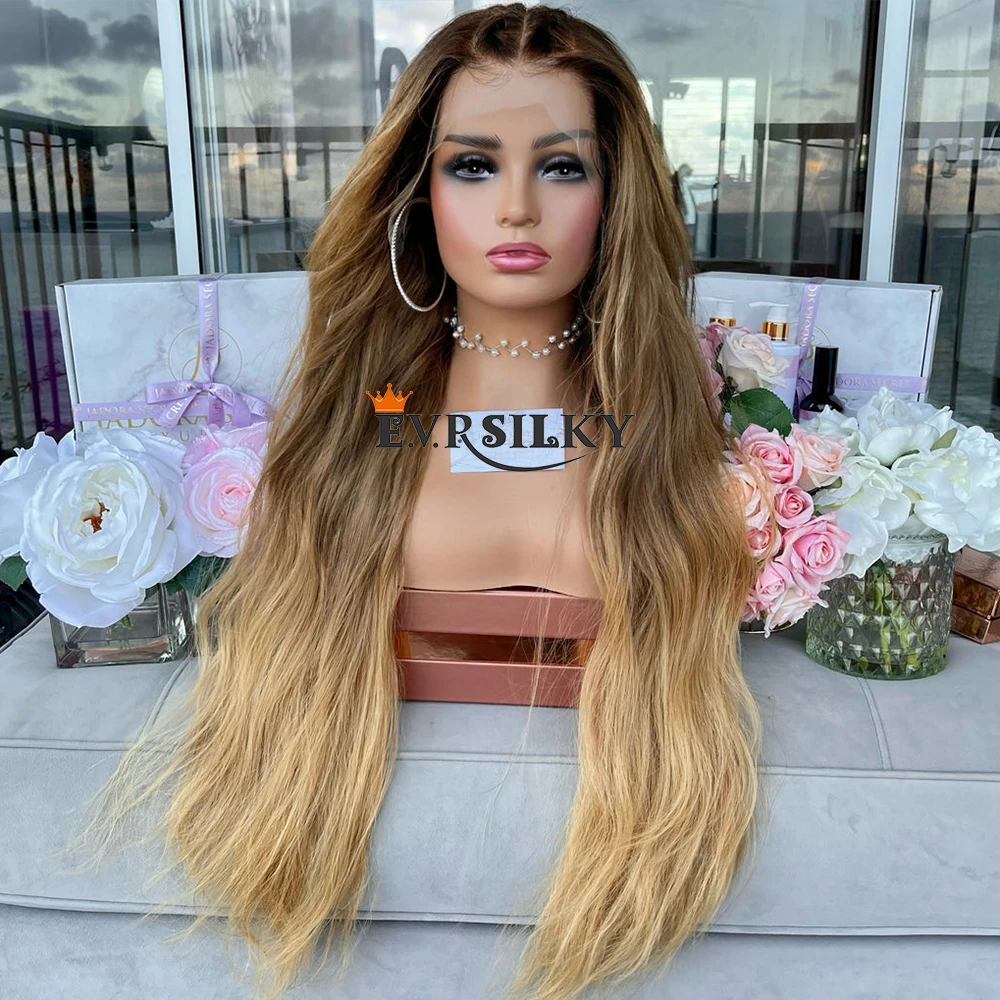 Ombre Body Wavy 360 HD Lace Frontal Wigs Preplucked 180Density Wave Ash Brown Blonde Full Lace Wig Human Hair Pervuian Remy Hair
Ombre Body Wavy 360 HD Lace Frontal Wigs Preplucked 180Density Wave Ash Brown Blonde Full Lace Wig Human Hair Pervuian Remy Hair