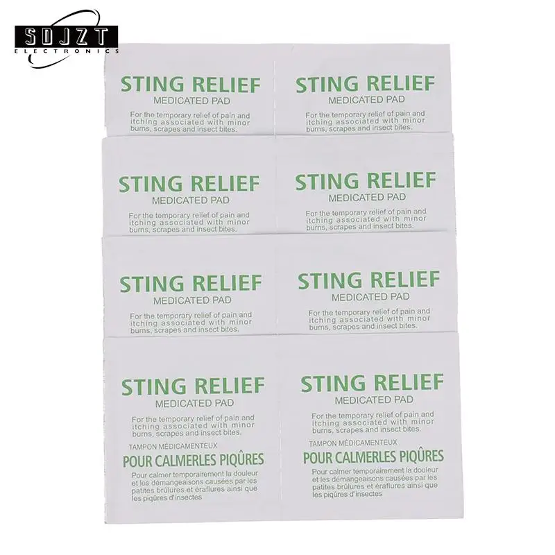 100Pc Outdoor Sting Relief Wipe Disposable Anti-itch Patch Clean Itching Tablets First Aid Kit Mosquito Bite Prevention Prep Pad
100Pc Outdoor Sting Relief Wipe Disposable Anti-itch Patch Clean Itching Tablets First Aid Kit Mosquito Bite Prevention Prep Pad