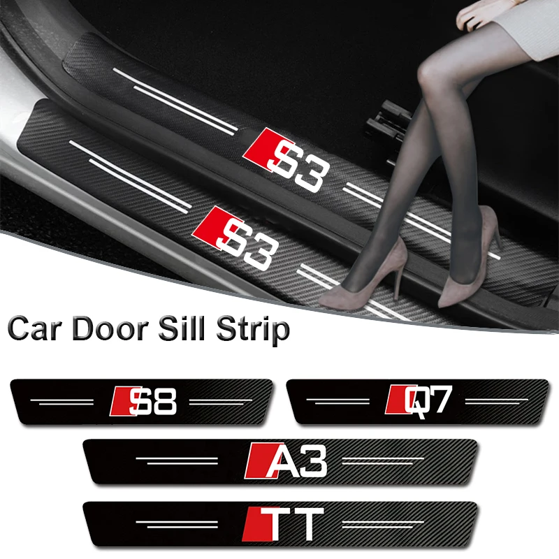 4pcs 3D Carbon Car Trunk Door Fiber Sticker Strip Anti Scratch Film For Audi Sline RS A8 A1 A3 A4 A5 A6 Auto styling Accessories
4pcs 3D Carbon Car Trunk Door Fiber Sticker Strip Anti Scratch Film For Audi Sline RS A8 A1 A3 A4 A5 A6 Auto styling Accessories