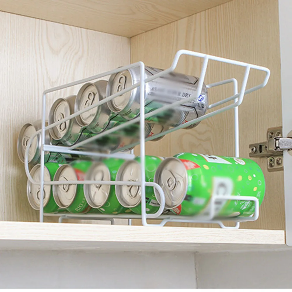 Durable Beverage Can Rack Holder Juice Kitchen Storage Organizer Refrigerator White 34.5x14.5x18.5cm Container
Durable Beverage Can Rack Holder Juice Kitchen Storage Organizer Refrigerator White 34.5x14.5x18.5cm Container