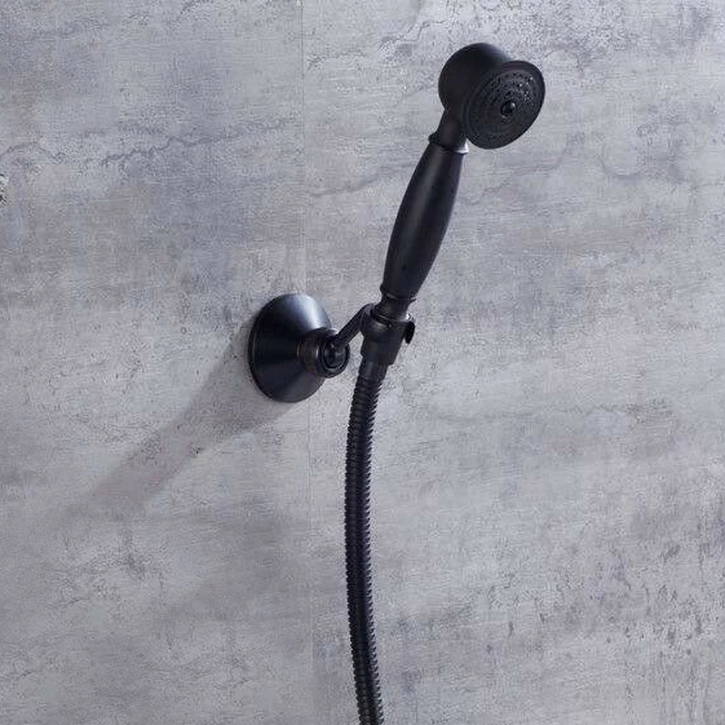 Solid Brass Matte Black Handheld Shower Telephone Style Bronze Bathroom Hand Shower Head Spray Water Saving With 1.5m Hose
Solid Brass Matte Black Handheld Shower Telephone Style Bronze Bathroom Hand Shower Head Spray Water Saving With 1.5m Hose