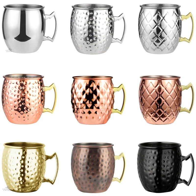 1pcs 550ml Hammered Copper Plated Moscow Mule Mug Beer Cup Coffee Cup Mug Copper Plated canecas mugs travel mug
1pcs 550ml Hammered Copper Plated Moscow Mule Mug Beer Cup Coffee Cup Mug Copper Plated canecas mugs travel mug