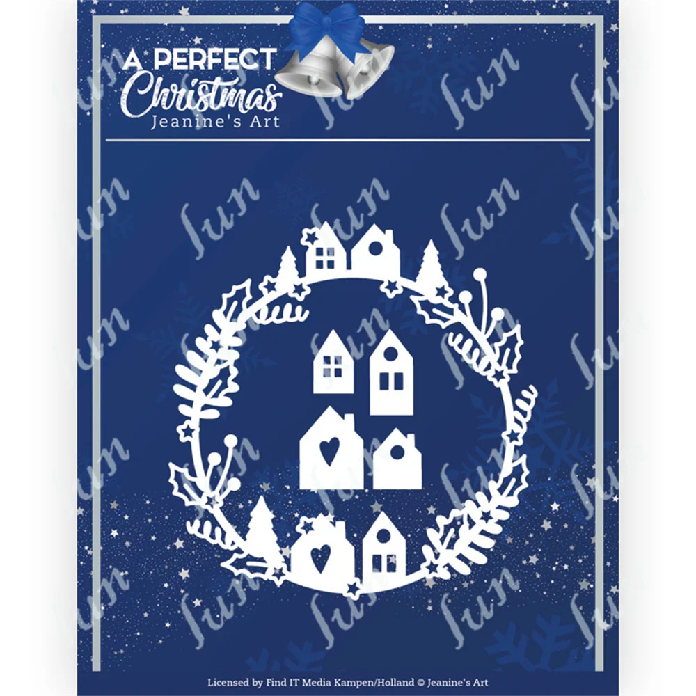 2022 New Christmas Houses Wreath Shape Metal Cutting Dies for DIY Scrapbooking Photo Album Stencils Embossing Diy Paper Cards
2022 New Christmas Houses Wreath Shape Metal Cutting Dies for DIY Scrapbooking Photo Album Stencils Embossing Diy Paper Cards