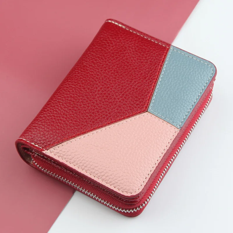 Fashion PU Leather Splicing Coin Purse Women's Cute Mini Purse Casual Portable Lady Small Clutch Bag
Fashion PU Leather Splicing Coin Purse Women's Cute Mini Purse Casual Portable Lady Small Clutch Bag