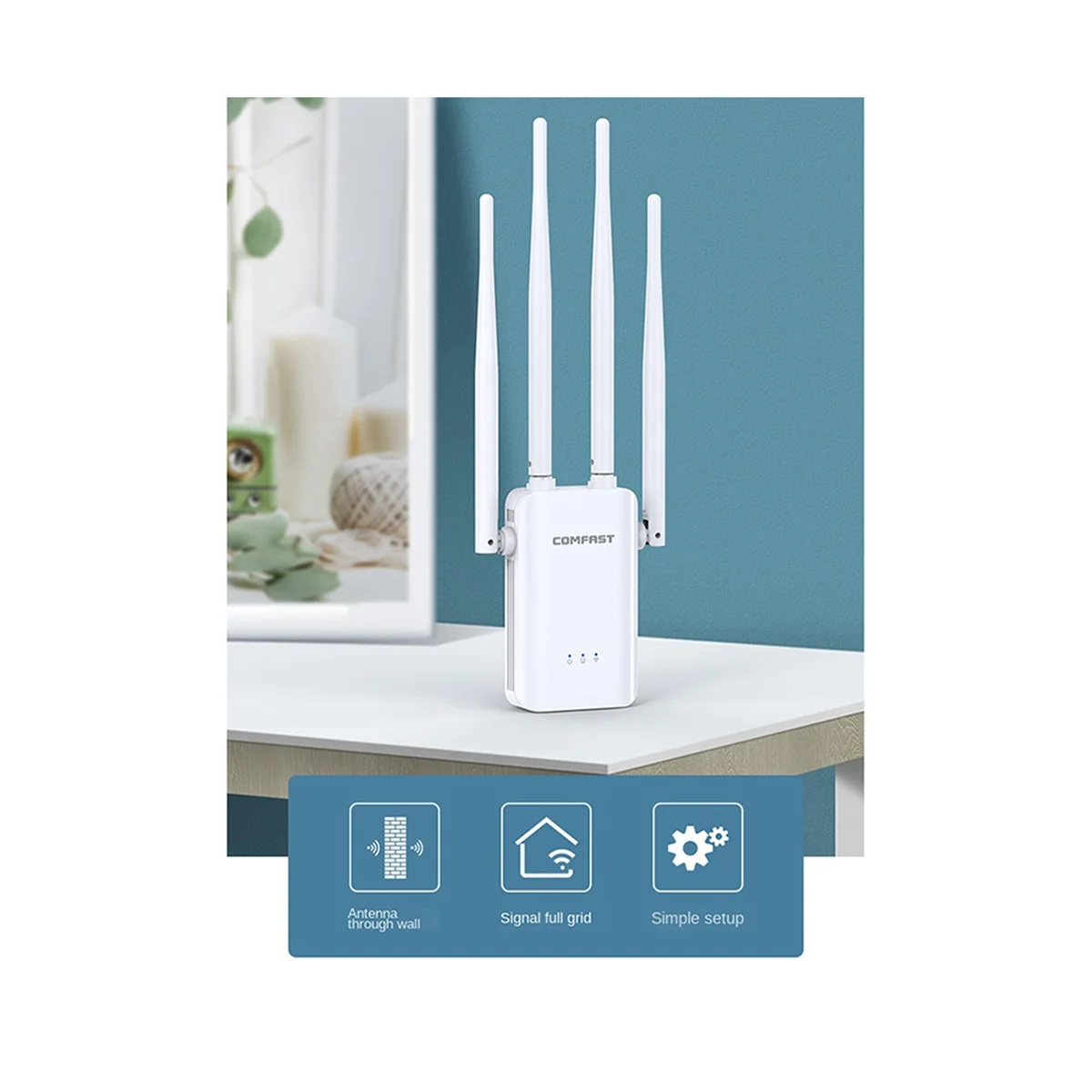 

Беспроводной Wi-Fi ретранслятор COMFAST, 2,4 ГГц, усилитель сигнала Wi-Fi дальнего действия, усилитель сигнала Wi-Fi, усилитель сигнала дальнего действия