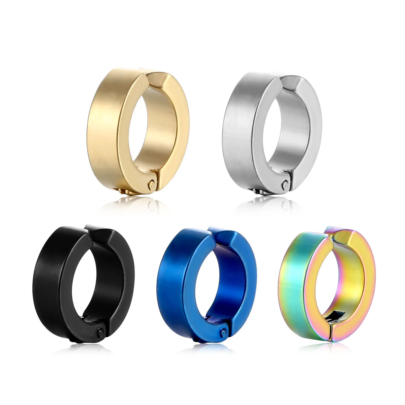 Fashion Unisex Stainless Steel Earrings Punk Rock No Piercing Ear Clips Nightclub Personality Jewelry
Fashion Unisex Stainless Steel Earrings Punk Rock No Piercing Ear Clips Nightclub Personality Jewelry