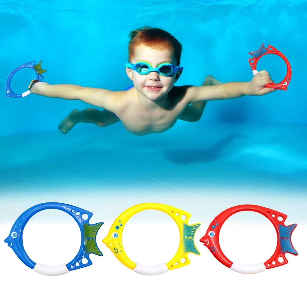 Fish Ring Throwing Water Fun Diving Torpedo Game Sinking Pool Toy for 3-6Y Kid Children Set for Children Festival Toys
Fish Ring Throwing Water Fun Diving Torpedo Game Sinking Pool Toy for 3-6Y Kid Children Set for Children Festival Toys