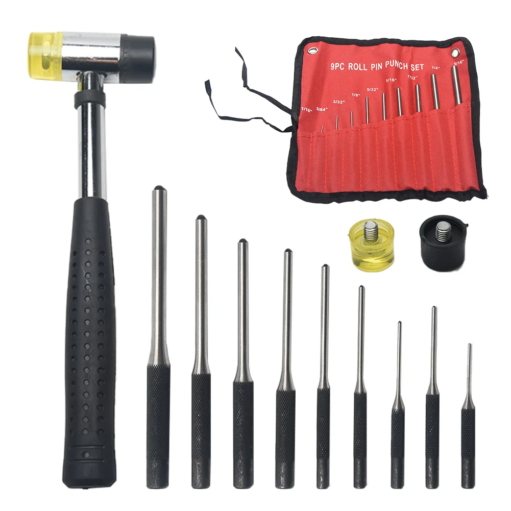 9pcs Jewelry DIY For Automotive Professional With Storage Pouch Roll Pin Punch Set Removal Tool Knurling Multi Size Watch Repair
9pcs Jewelry DIY For Automotive Professional With Storage Pouch Roll Pin Punch Set Removal Tool Knurling Multi Size Watch Repair