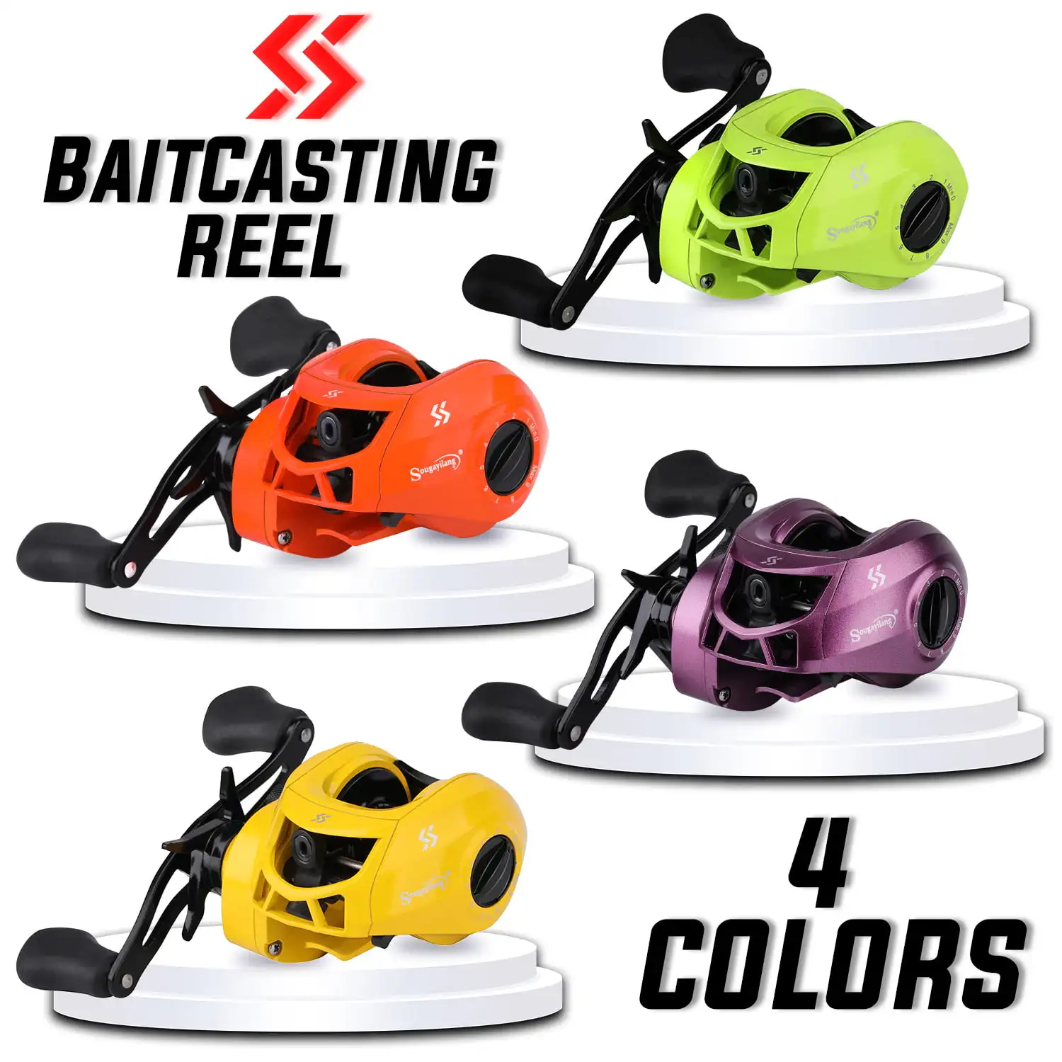 New Baitcasting Reel 7.2 1 High Speed 8KG Max Drag Fishing Reel for Bass In Ocean Environment Reel Fishing 17+1BB
New Baitcasting Reel 7.2 1 High Speed 8KG Max Drag Fishing Reel for Bass In Ocean Environment Reel Fishing 17+1BB