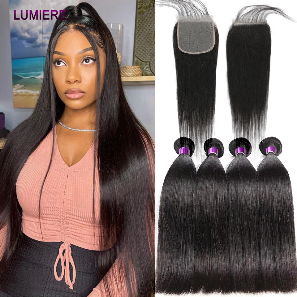Brazilian Bone Straight Human Hair Bundles With Closure 4x4 5x5 6x6 HD Lace Closure With Bundles Remy Human Hair Weave Bundles
Brazilian Bone Straight Human Hair Bundles With Closure 4x4 5x5 6x6 HD Lace Closure With Bundles Remy Human Hair Weave Bundles