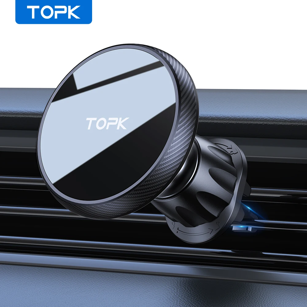 Магнитный Держатель Телефона TOPK Mag-Safe Для Автомобильного Вентиляционного Отверстия
Магнитный Держатель Телефона TOPK Mag-Safe Для Автомобильного Вентиляционного Отверстия