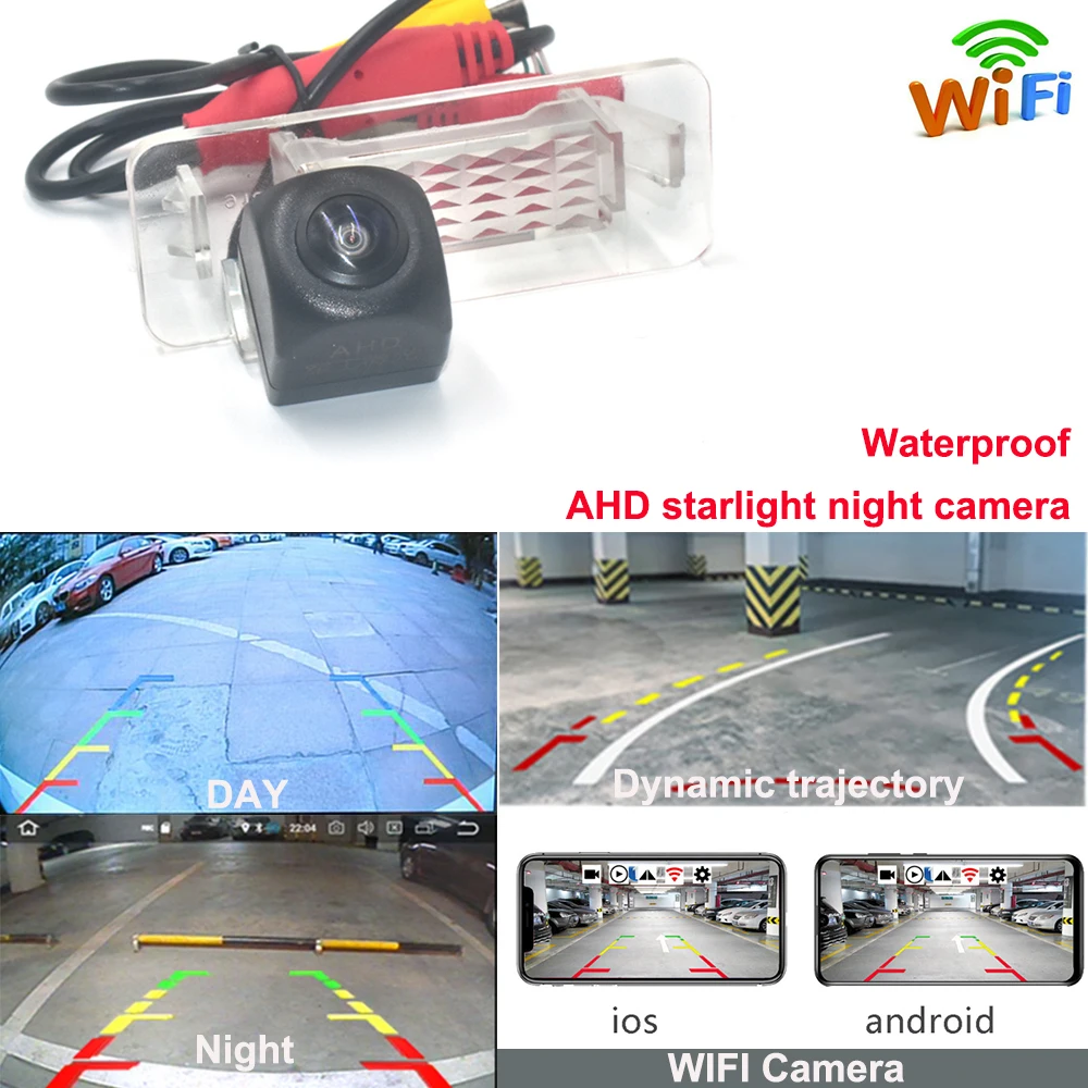

Автомобильная камера заднего вида AHD, резервная динамическая траектория для Benz Smart Fortwo W450 W451 1999 ~ 2014 Benz Smart EQ Smart ED