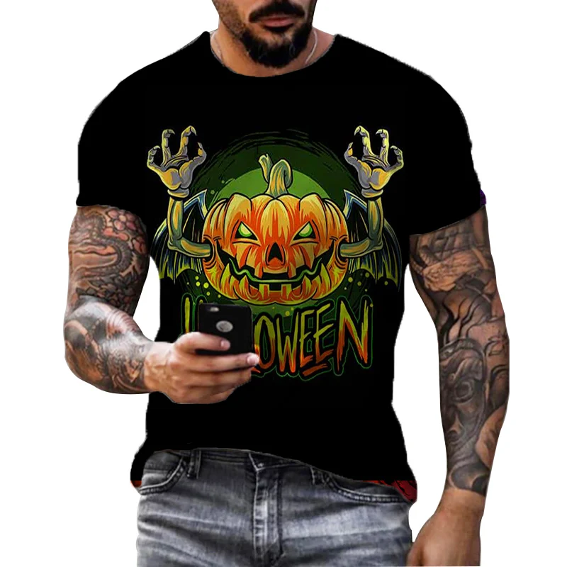 New Halloween Funny Pumpkin Witch Personality Breathable Cartoon Animal 3D Printing Unisex O-neck Short-sleeved T-shirt 
New Halloween Funny Pumpkin Witch Personality Breathable Cartoon Animal 3D Printing Unisex O-neck Short-sleeved T-shirt