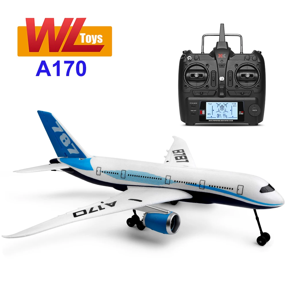 Модель самолета WLtoys A170 на радиоуправлении, 787 дюйма, 660 мм 
Модель самолета WLtoys A170 на радиоуправлении, 787 дюйма, 660 мм