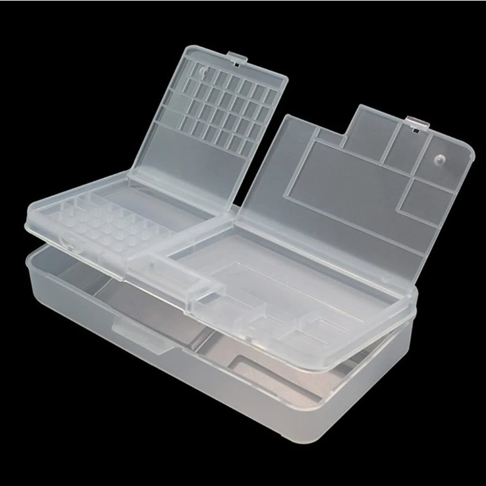 1pc Transparent Rectangle Plastic Storage Box Screw Holder PVC Case Organizer Containerre For Electronic Components Jewelry
1pc Transparent Rectangle Plastic Storage Box Screw Holder PVC Case Organizer Containerre For Electronic Components Jewelry