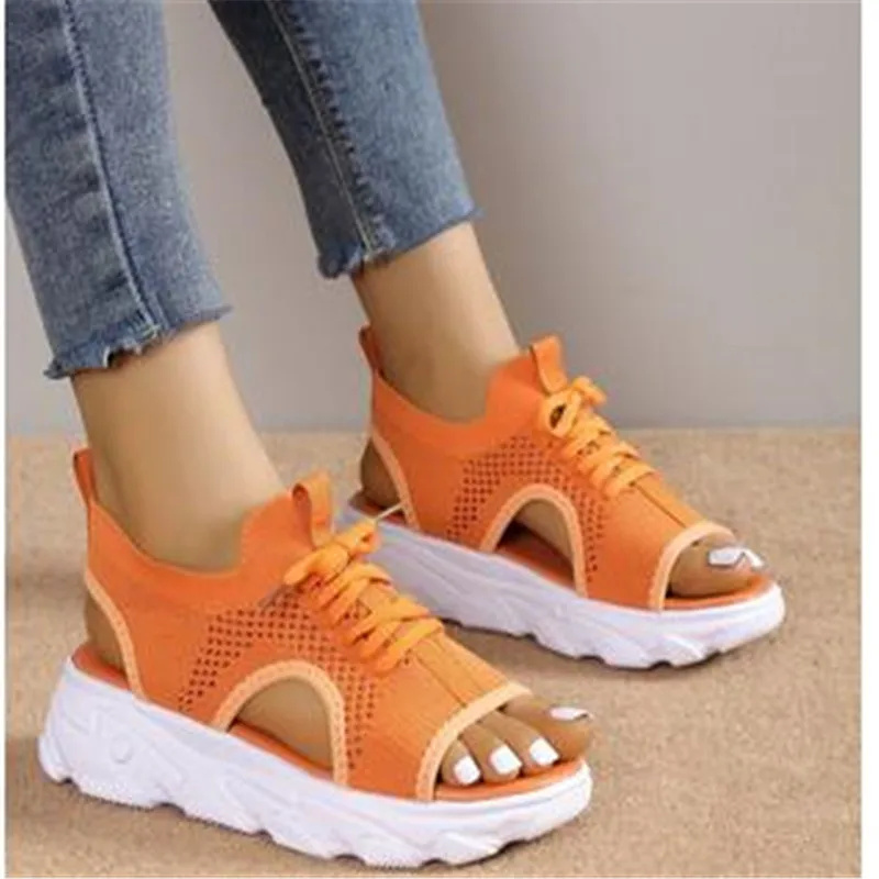 Sandal Women Summer 2023 Casual Platform Shoes Thick-Soled Lace-Up Sandalias Open Toe Beach Shoes for Women Zapatos Mujer
Sandal Women Summer 2023 Casual Platform Shoes Thick-Soled Lace-Up Sandalias Open Toe Beach Shoes for Women Zapatos Mujer