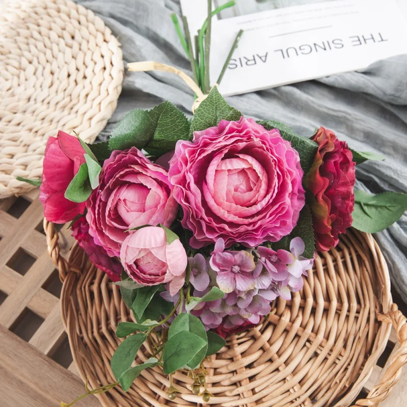 Lu Lianhua Bunch Artificial Flower Bridal Bouquet Hydrangea Home Decoration Fake Flower for Wedding
Lu Lianhua Bunch Artificial Flower Bridal Bouquet Hydrangea Home Decoration Fake Flower for Wedding