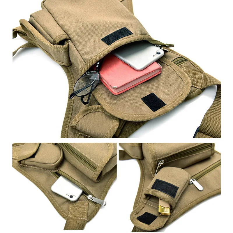 Men Canvas Drop Leg Bag Waist Casual Pack Belt Hip Bum Military Travel Multipurpose Messenger Shoulder Bags Cycling Tactical Bag
Men Canvas Drop Leg Bag Waist Casual Pack Belt Hip Bum Military Travel Multipurpose Messenger Shoulder Bags Cycling Tactical Bag