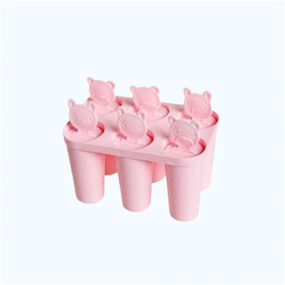 Bear Head Ice Tray 6 Groups Ice Cream Mold Cartoon New Silicone Mold Kitchen Accessories Frozen Homemade Model With Lid Diy
Bear Head Ice Tray 6 Groups Ice Cream Mold Cartoon New Silicone Mold Kitchen Accessories Frozen Homemade Model With Lid Diy