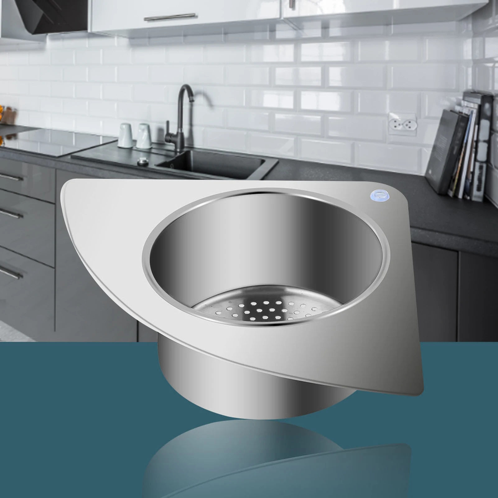 Triangular Sink Drain BasketPortable Triangle Sink Filter No Punching Sink Drain Strainer Basket Triangle Filter Sink For Dry
Triangular Sink Drain BasketPortable Triangle Sink Filter No Punching Sink Drain Strainer Basket Triangle Filter Sink For Dry